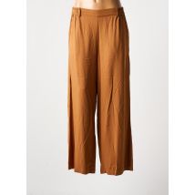 AGATHE & LOUISE - Pantalon large marron en viscose - Femme - Taille 42 - Modz