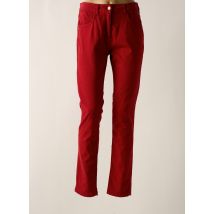 ELLE EST OU LA MER - Pantalon slim rouge en coton - Femme - Taille 36 - Modz