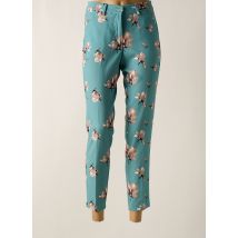 LCDN - Pantalon 7/8 bleu en polyester - Femme - Taille 34 - Modz