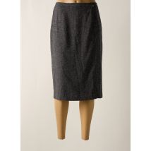 GRIFFON - Jupe mi-longue gris en polyester - Femme - Taille 40 - Modz