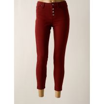 LCDN - Jeans skinny orange en coton - Femme - Taille 34 - Modz