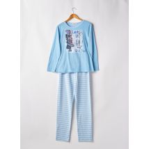MASSANA - Pyjama bleu en polyester - Femme - Taille 40 - Modz