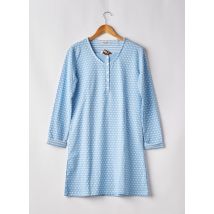 MASSANA - Chemise de nuit bleu en polyester - Femme - Taille 38 - Modz