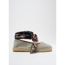 GAIMO - Espadrilles vert en cuir - Femme - Taille 38 - Modz