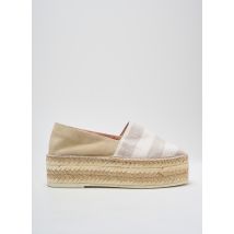 GAIMO - Espadrilles beige en cuir - Femme - Taille 41 - Modz