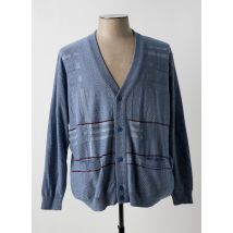 EASY LINE - Gilet manches longues bleu en acrylique - Homme - Taille 4XL - Modz