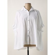 J&L - Chemisier blanc en coton - Femme - Taille TU - Modz