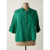 IZZY - Chemisier vert en lin - Femme - Taille TU - Modz