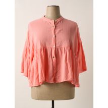 INTUITION - Chemisier rose en coton - Femme - Taille TU - Modz