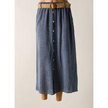 ANDROMEDE - Jupe longue bleu en coton - Femme - Taille TU - Modz