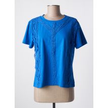 JUBYLEE - Top bleu en coton - Femme - Taille 36 - Modz