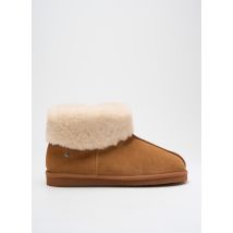 ISOTONER - Chaussons/Pantoufles marron en cuir - Femme - Taille 36 - Modz