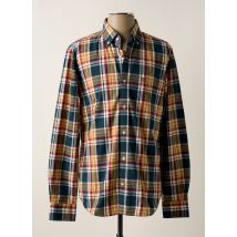 FORECAST - Chemise manches longues vert en coton - Homme - Taille M - Modz