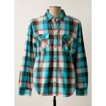 WRANGLER - Chemise manches longues bleu en coton - Homme - Taille XL - Modz