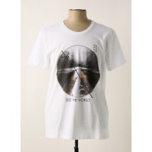 MEXX - T-shirt blanc en coton - Homme - Taille L - Modz