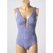 LAGON BLEU - Maillot de bain 1 pièce bleu en polyamide - Femme - Taille 44 - Modz