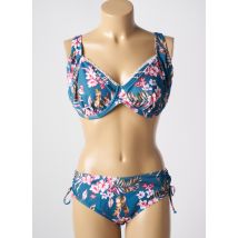 OLYMPIA - Maillot de bain 2 pièces bleu en polyamide - Femme - Taille TU - Modz