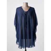 LAGON BLEU - Robe de plage bleu en polyester - Femme - Taille TU - Modz