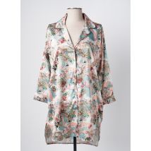 MIRA - Chemise de nuit beige en polyester - Femme - Taille 40 - Modz