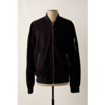 MILESTONE - Veste en cuir noir en cuir de chèvre - Homme - Taille L - Modz