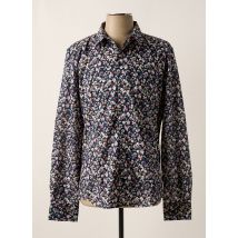 NUMEROLOGIE - Chemise manches longues bleu en coton - Homme - Taille XL - Modz
