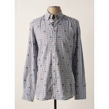 HACKETT - Chemise manches longues bleu en coton - Homme - Taille S - Modz