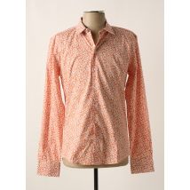 NUMEROLOGIE - Chemise manches longues orange en coton - Homme - Taille S - Modz
