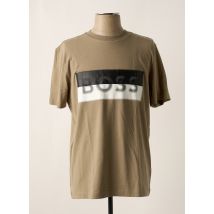 HUGO BOSS - T-shirt beige en coton - Homme - Taille S - Modz