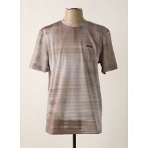 HUGO BOSS - T-shirt beige en polyester - Homme - Taille S - Modz