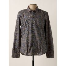 NUMEROLOGIE - Chemise manches longues beige en coton - Homme - Taille L - Modz