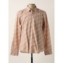 NUMEROLOGIE - Chemise manches longues rouge en coton - Homme - Taille L - Modz
