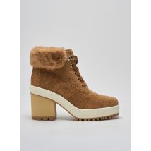 HOGAN - Bottines/Boots marron en cuir - Femme - Taille 35 - Modz