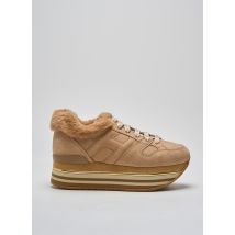 HOGAN - Baskets beige en cuir - Femme - Taille TU - Modz