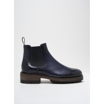 SANTONI - Bottines/Boots bleu en cuir - Femme - Taille 40 - Modz