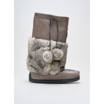 MANITOBAH - Bottes gris en cuir - Femme - Taille 41 - Modz