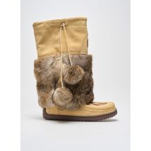 MANITOBAH - Bottes beige en cuir - Femme - Taille 41 - Modz