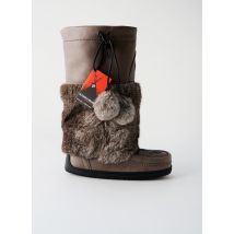 MANITOBAH - Bottes marron en cuir - Femme - Taille 40 - Modz