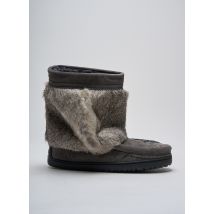 MANITOBAH - Bottines/Boots gris en cuir - Femme - Taille 40 - Modz