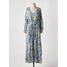 C'FLO - Robe longue bleu en viscose - Femme - Taille 40 - Modz