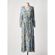 C'FLO - Robe longue bleu en viscose - Femme - Taille 38 - Modz