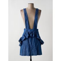 VAN DER ROCK - Jupe courte bleu en polyester - Femme - Taille 36 - Modz