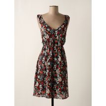 LILIE ROSE - Robe mi-longue noir en polyester - Femme - Taille 38 - Modz