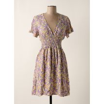 C'FLO - Robe mi-longue violet en viscose - Femme - Taille 36 - Modz