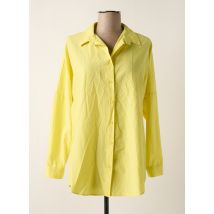 BIG DART - Chemisier jaune en coton - Femme - Taille 38 - Modz