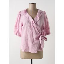 LOVIE & CO - Blouse violet en coton - Femme - Taille 38 - Modz