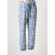 COQUELICOT - Pantalon droit bleu en polyester - Femme - Taille 40 - Modz