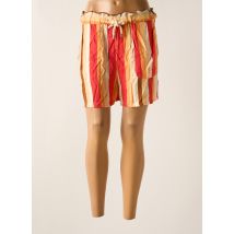 TIFFOSI - Short orange en viscose - Femme - Taille 38 - Modz