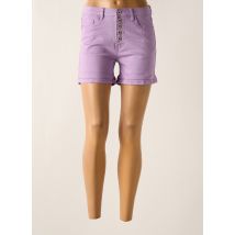 NINA CARTER - Short violet en coton - Femme - Taille 40 - Modz
