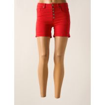 NINA CARTER - Short rouge en coton - Femme - Taille 36 - Modz