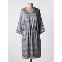 SIGNATURE - Robe mi-longue bleu en viscose - Femme - Taille 46 - Modz